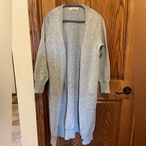 Long Sweater Cardigan. Like New. Cozy! Pockets!